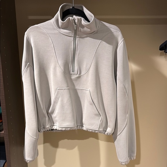 lululemon athletica Tops - Lululemon Brushed Softstreme Ribbed Half Zip
